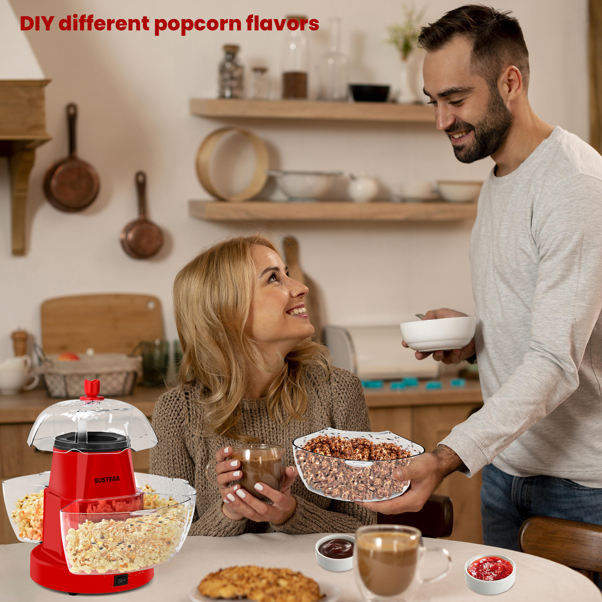 1200W Electric Hot Air Popcorn - Air Popcorn Maker recensione e prezzo