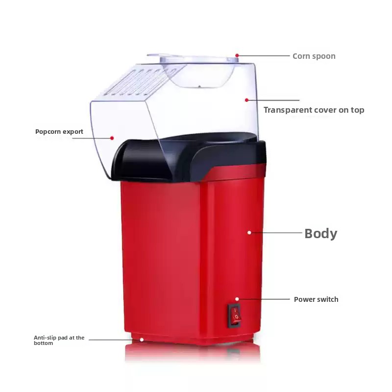 Oil-free air Corn machine,Pipo - Air Popcorn Maker recensione e prezzo