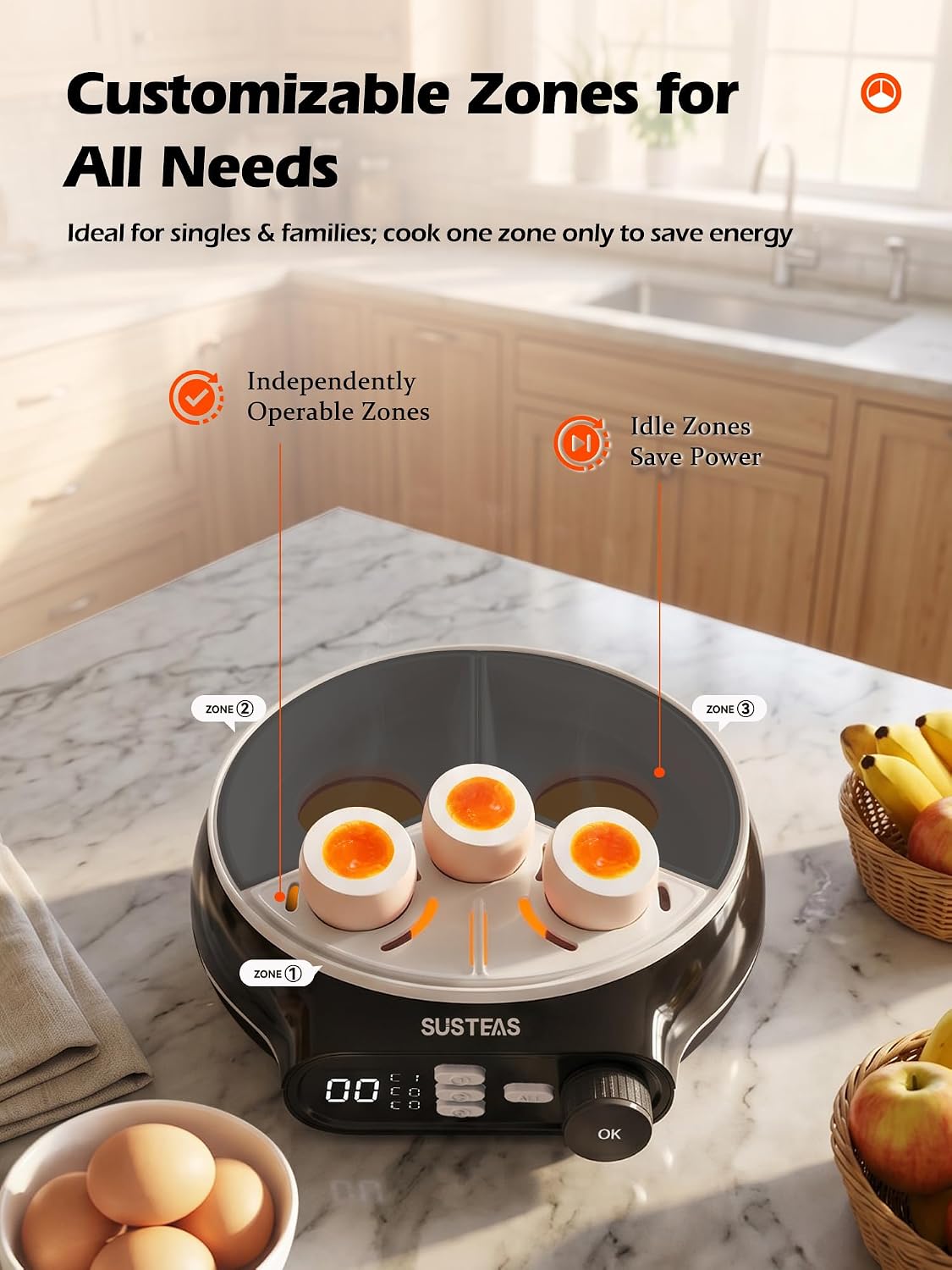 Torvani Store SUSTEAS Rapid Eg - Egg Cooker Rapid recensione e prezzo