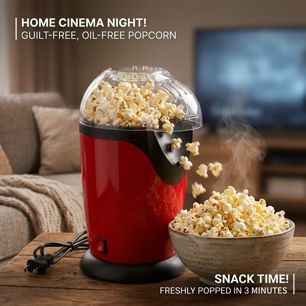 2.5L Electric Hot Air Popcorn  - Air Popcorn Maker recensione e prezzo