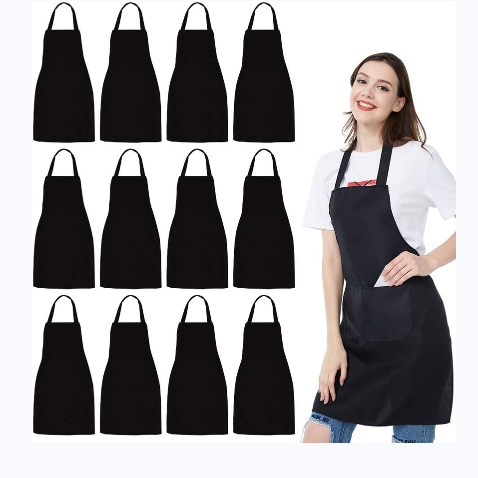 12 pcs/pack Unisex Black Apron - Kitchen Appliances Hobart recensione e prezzo