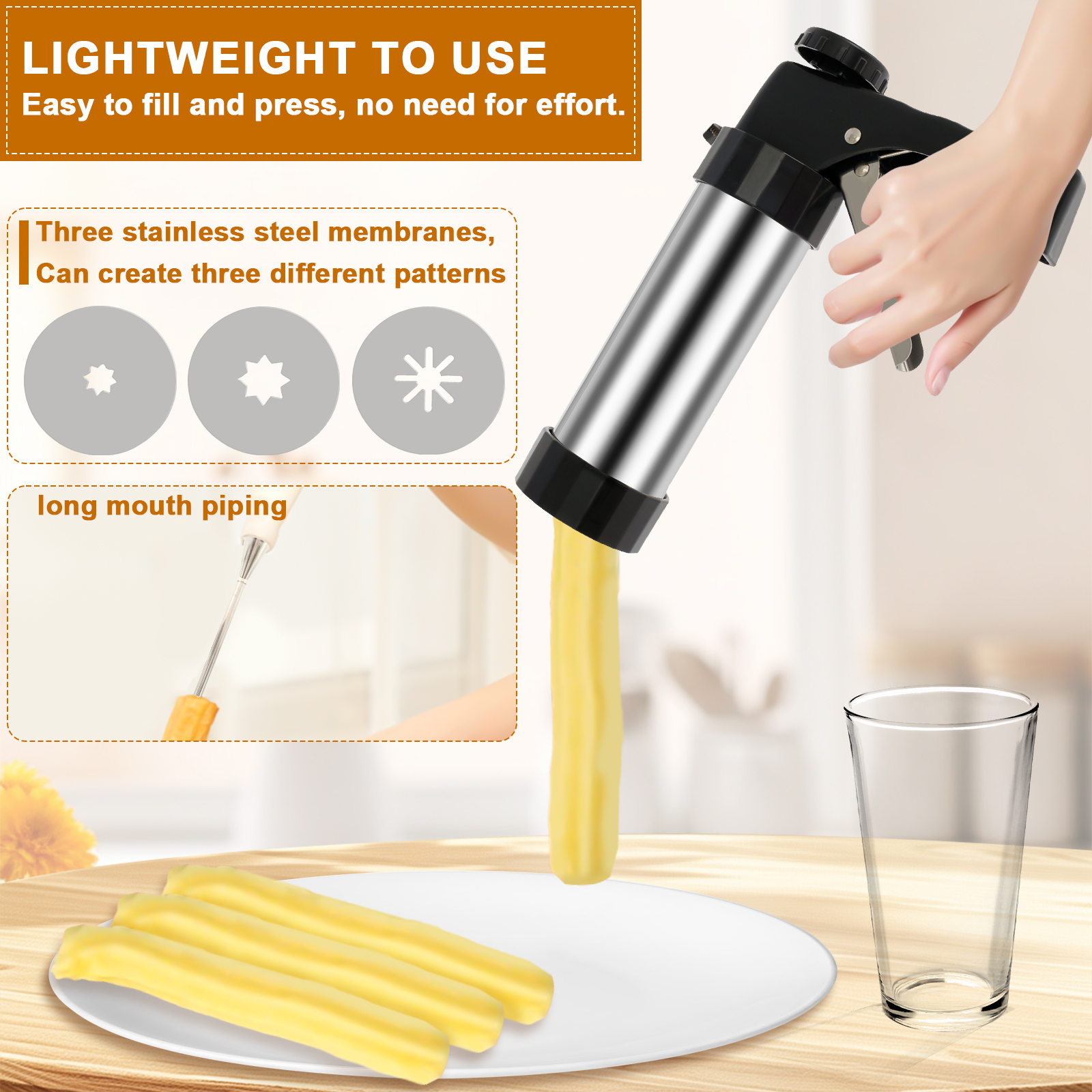 Churrera Churro Maker Machine  - Kitchen Appliances Baking recensione e prezzo