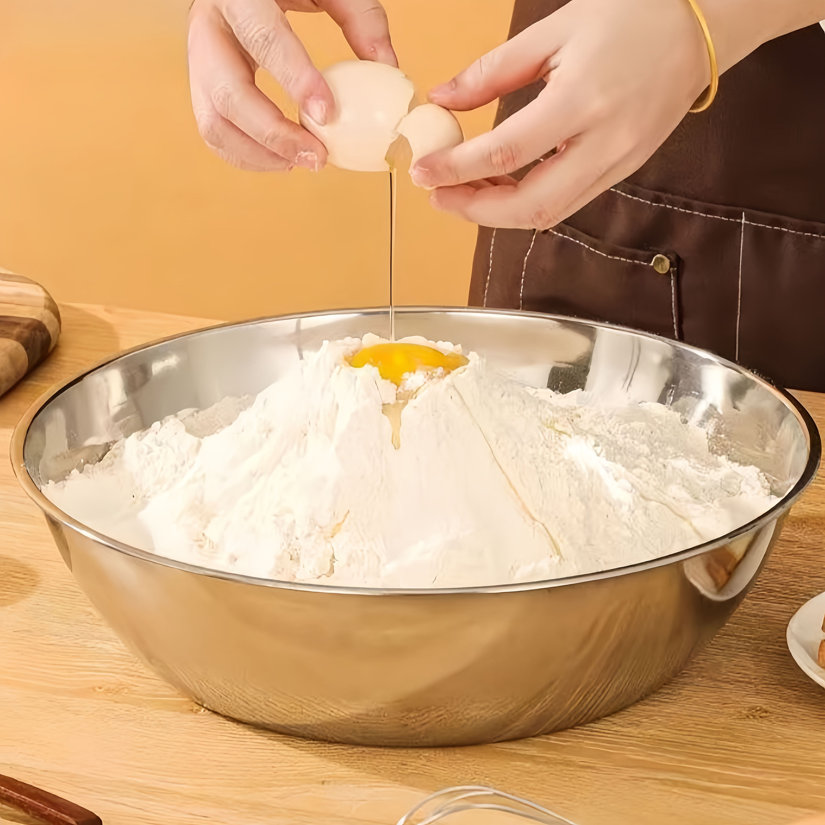 1Pcs, 32cm Stainless Steel Mix - Kitchen Appliances Baking recensione e prezzo