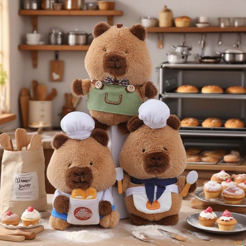 1-4PCS Capybara Plush Keychain - Kitchen Appliances Gift recensione e prezzo