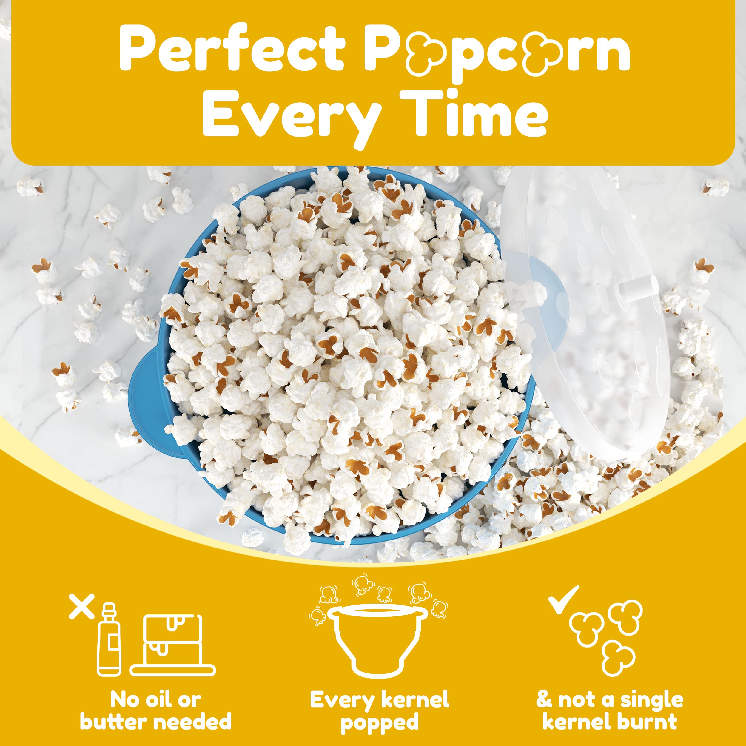 Microwave Silicone Popcorn Pop - Air Popcorn Maker recensione e prezzo