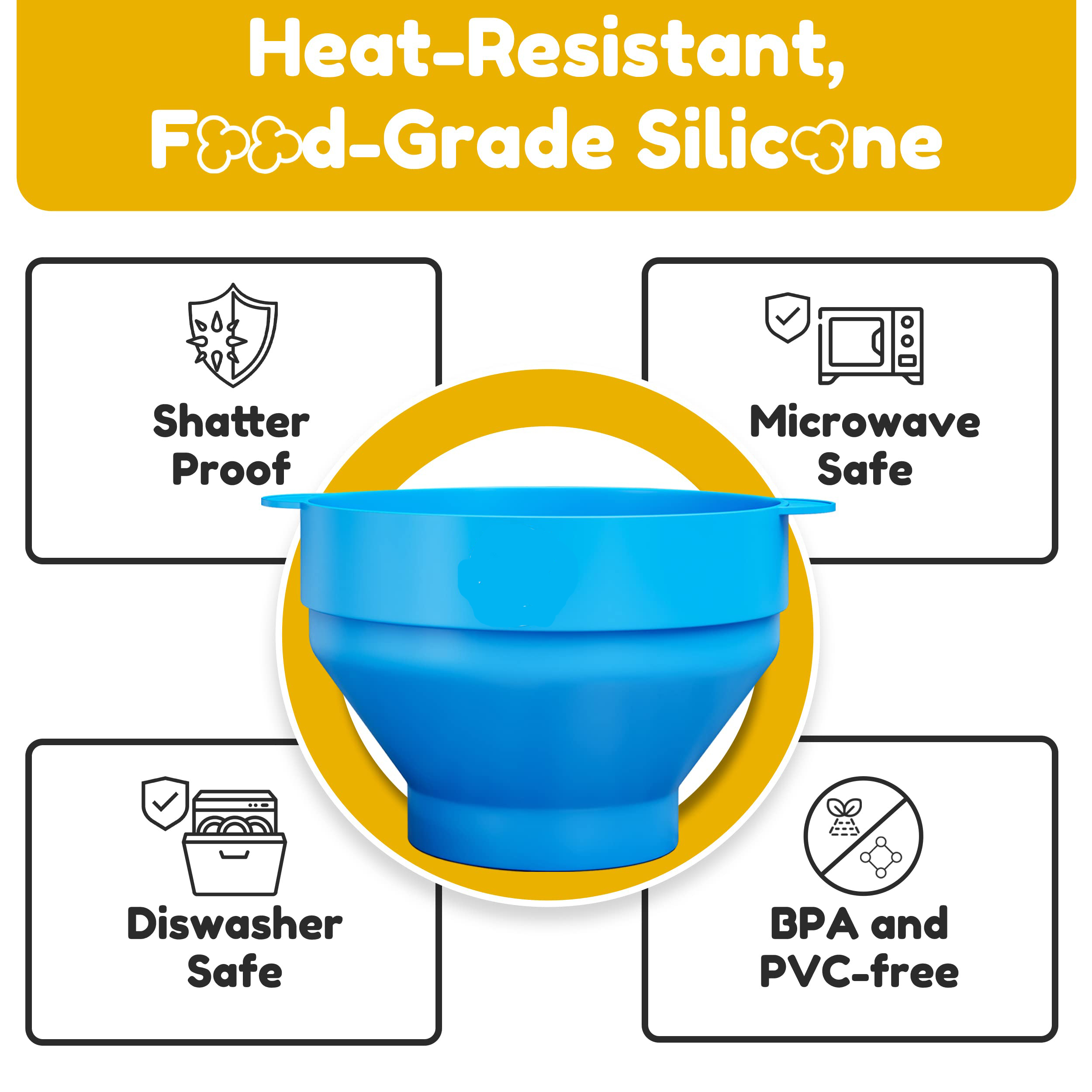 Microwave Silicone Popcorn Pop - Air Popcorn Maker recensione e prezzo