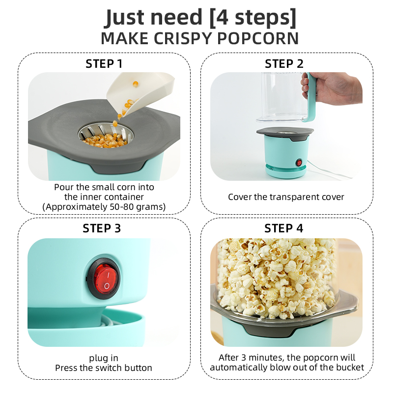 Popcorn Machine Household Heal - Air Popcorn Maker recensione e prezzo