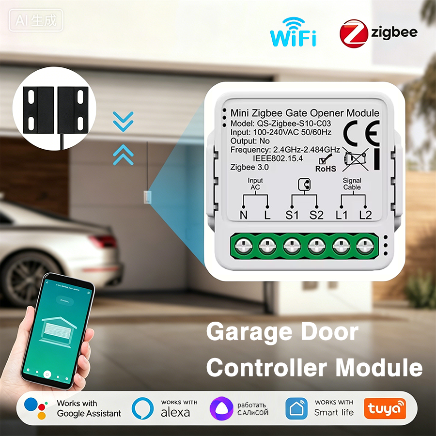 Tuya Smart WiFi or Zigbee Gara - Kitchen Appliances Garage recensione e prezzo