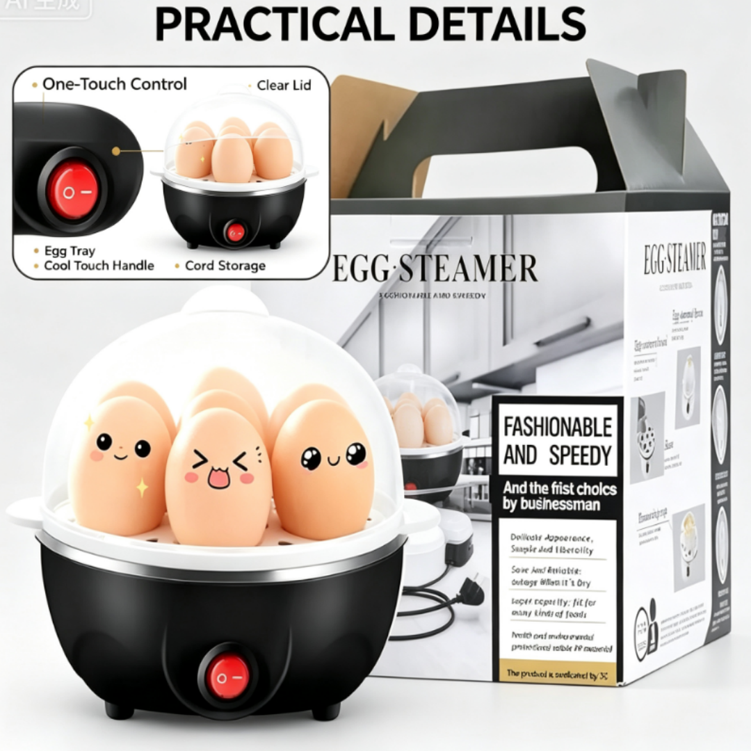 7 Eggs Electric Eggs Cooker, R - Egg Cooker Rapid recensione e prezzo