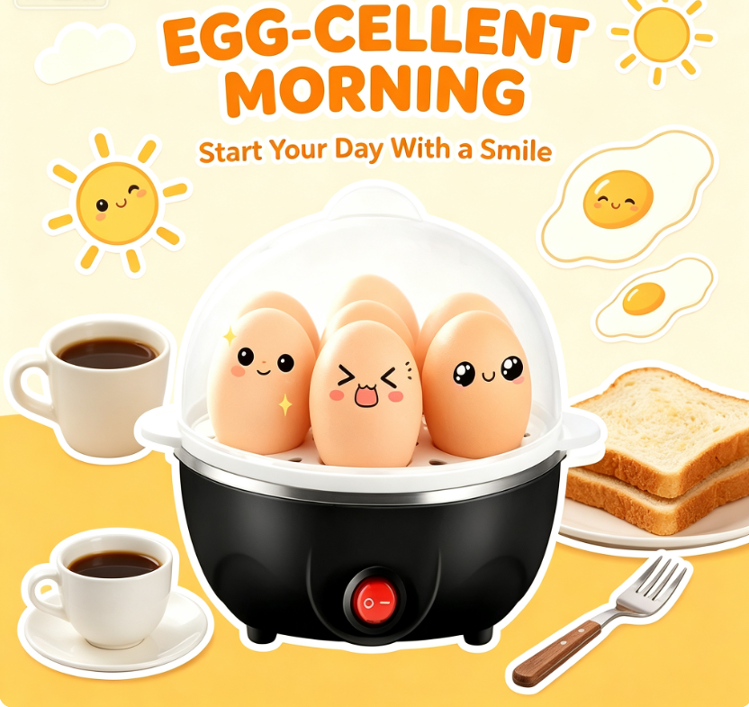 7 Eggs Electric Eggs Cooker, R - Egg Cooker Rapid recensione e prezzo