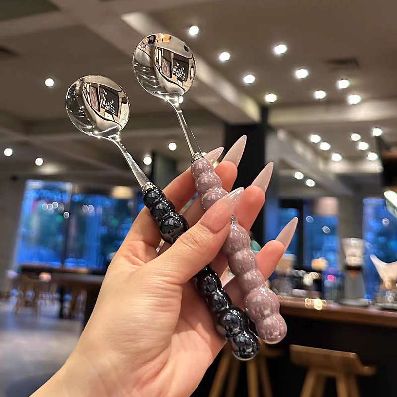 Pearl Handle Spoon Stainless S - Kitchen Appliances Gift recensione e prezzo