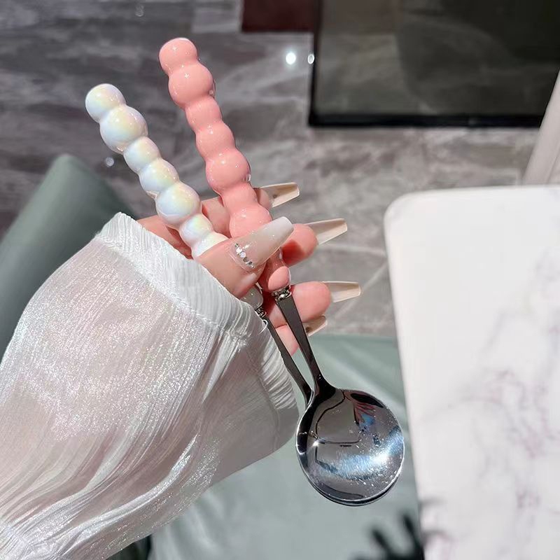 Pearl Handle Spoon Stainless S - Kitchen Appliances Gift recensione e prezzo
