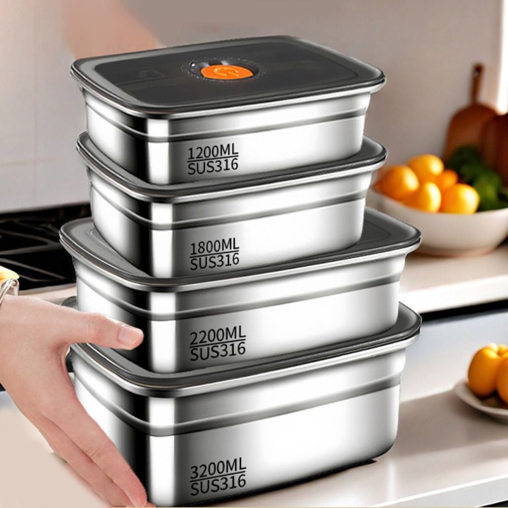 Stainless Steel Lunch Box Bent - Kitchen Appliances Gift recensione e prezzo