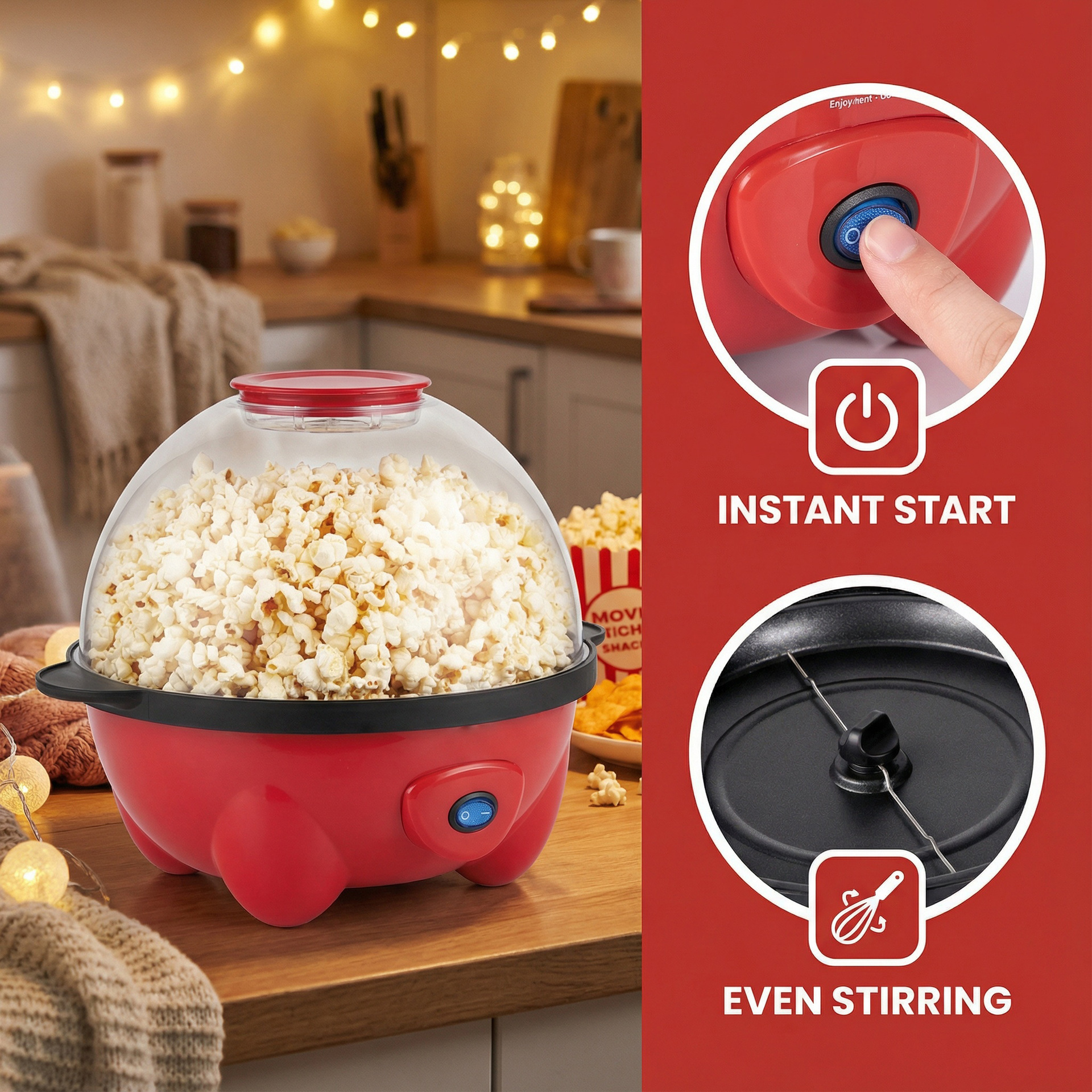 Export European Standard House - Air Popcorn Maker recensione e prezzo