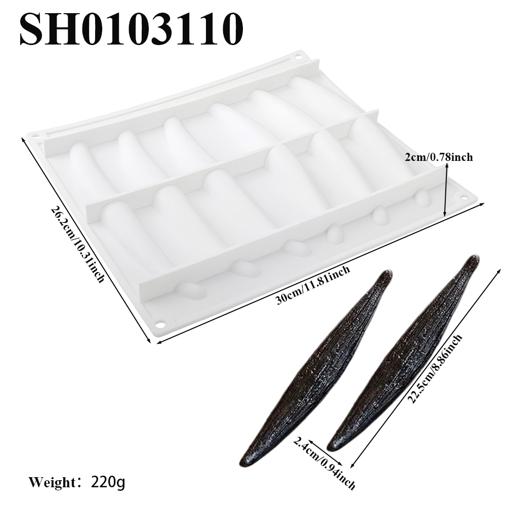 1 or 6 or 10-Cell Vanilla Pod  - Kitchen Appliances Baking recensione e prezzo