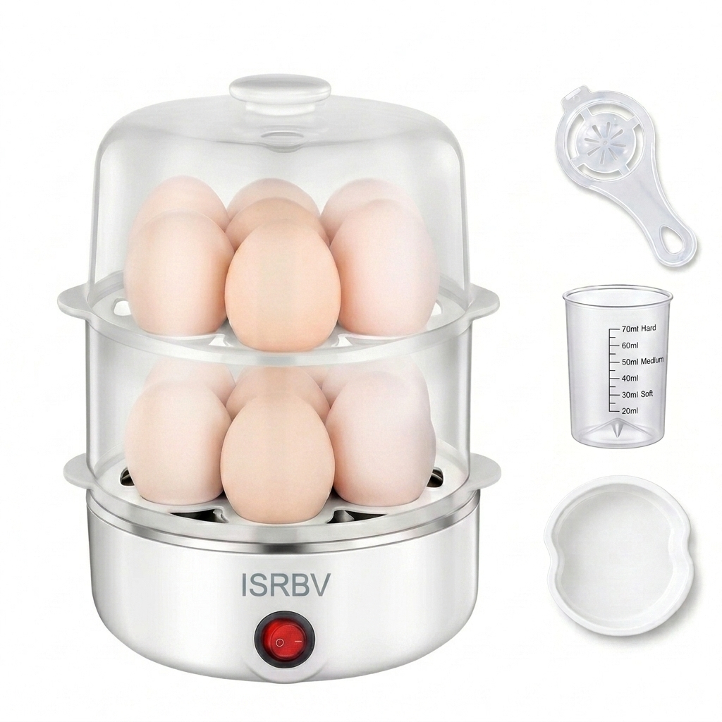 ISRBV Dual Layer Microwave Egg - Egg Cooker Rapid recensione e prezzo